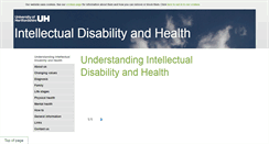 Desktop Screenshot of intellectualdisability.info