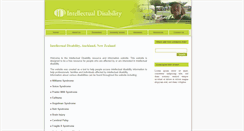 Desktop Screenshot of intellectualdisability.co.nz