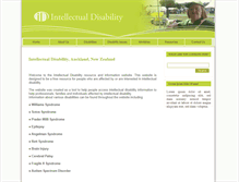 Tablet Screenshot of intellectualdisability.co.nz